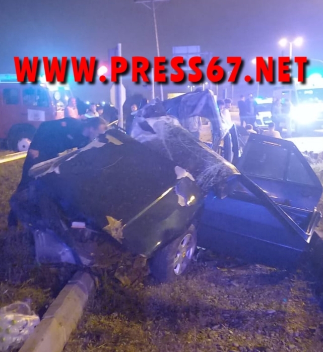 Çaycuma'da otobüs ile otomobil çarpıştı; Ölü ve yaralılar var! 1