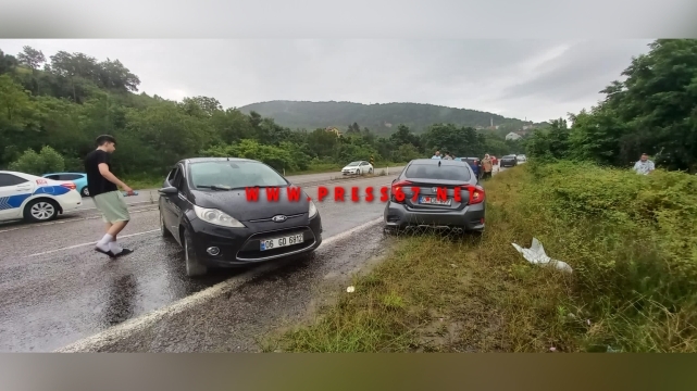 Aynı yolda 3 ayrı kaza meydana geldi! 3