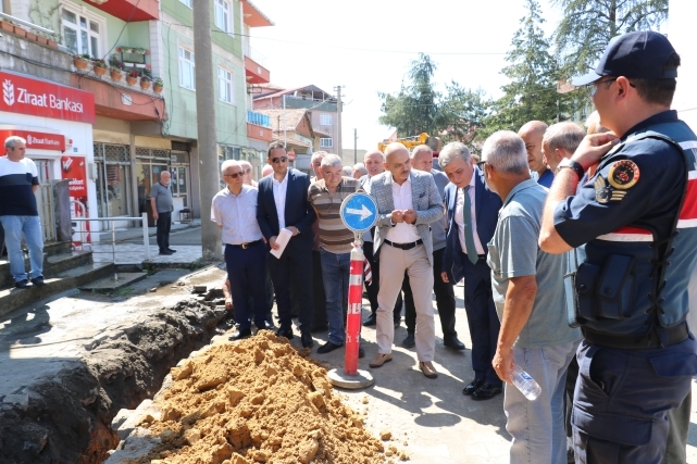 Kandilli'de ilk doğalgaz hattı döşendi  1