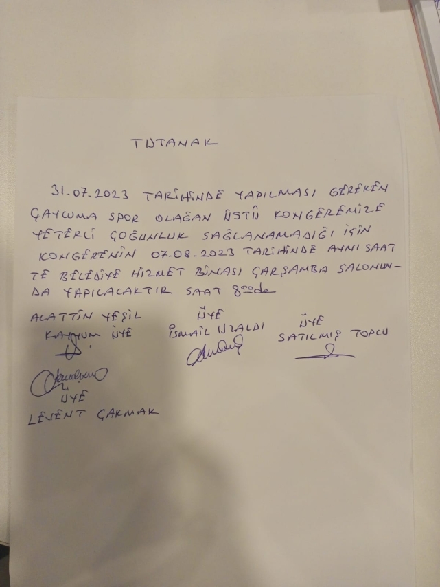 Kantarcı, Çaycumaspor’un kongresine katılmadı.. 'Kader Günü' paylaşımında bulundu! 2
