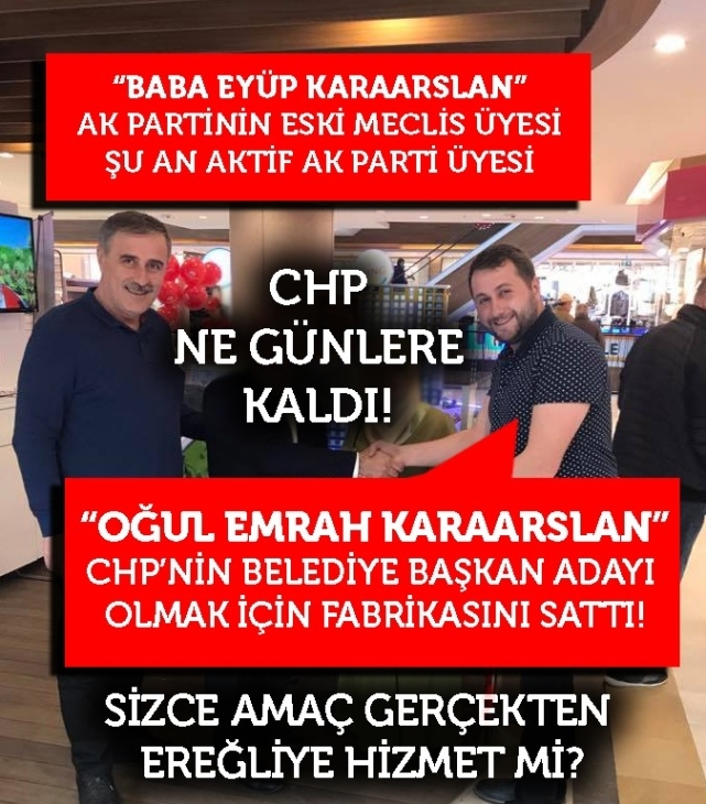 Emrah Karaarslan, CHP’den AK Parti'ye mi geçecek! 1
