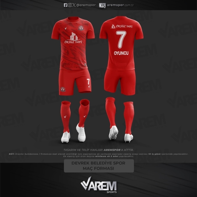 Devrek Belediyespor'un 2024-2025 sezonunda giyeceği formalar belli oldu 2