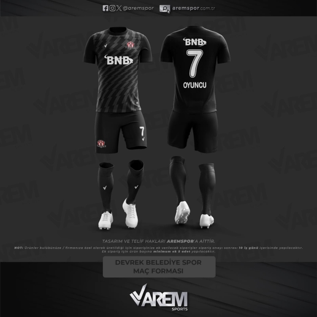 Devrek Belediyespor'un 2024-2025 sezonunda giyeceği formalar belli oldu 1