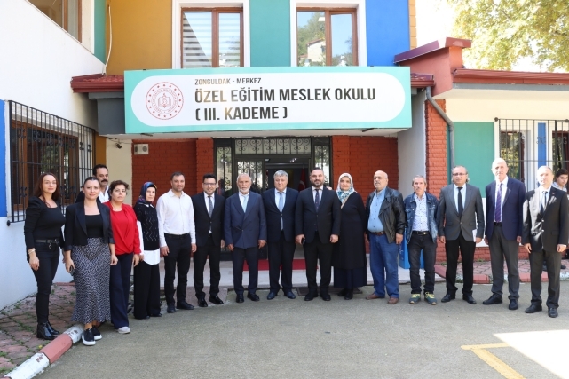 Zonguldak’ta Özel Eğitim Meslek Okulu Öğrenci Yemekhanesi Açıldı 1