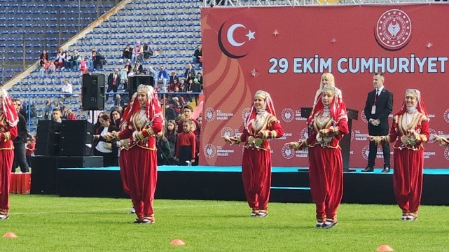 Zonguldak'ta 29 Ekim coşkusu 2