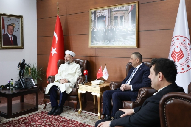 Diyanet İşleri Başkanı Ali Erbaş’tan Zonguldak Valiliği’ne Ziyaret 1