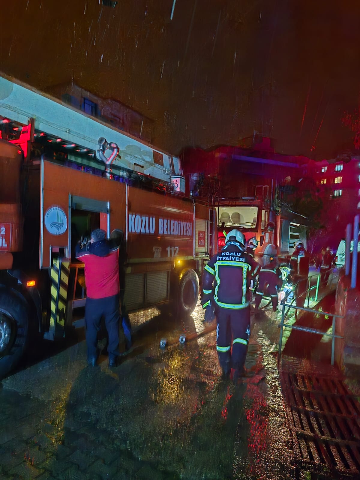 Kozlu’da faciayı itfaiye önledi 1