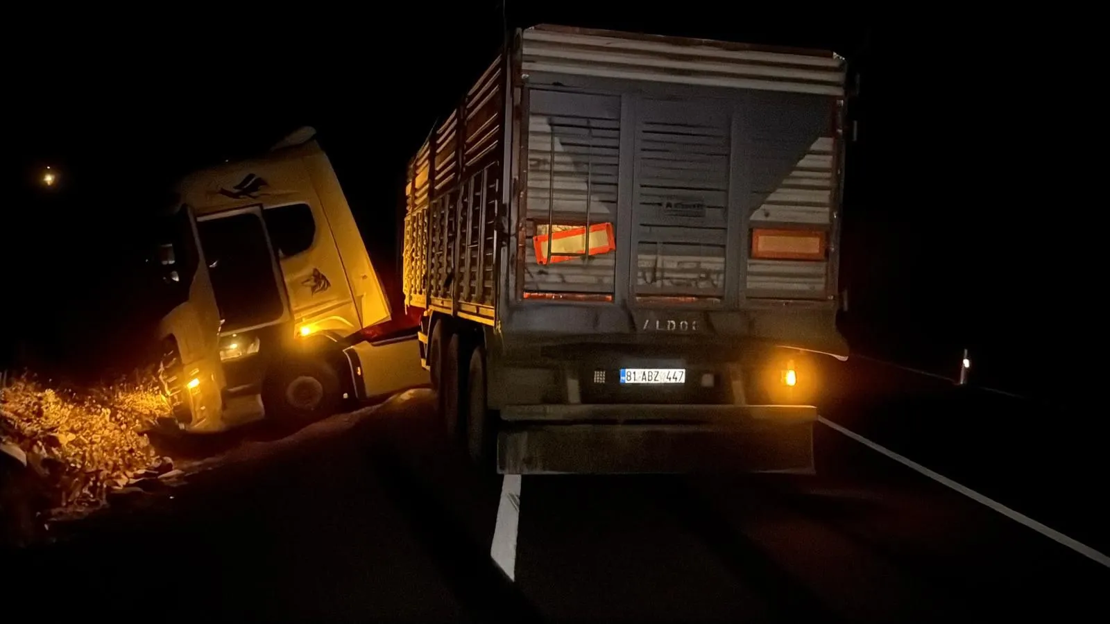 Zonguldak'ın Alaplı ilçesinde yol kenarında yürüdüğü sırada tırın çarptığı 80 yaşındaki Hüseyin Özcan, kaldırıldığı hastanede hayatını kaybetti. Kazanın ardından tır sürücüsü gözaltına alındı.